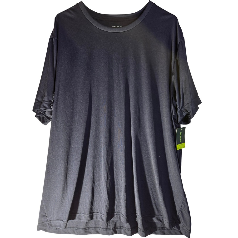 Tek Gear Mens Dry Tek Performance T-Shirt Navy Blue XXL Short Sleeve Active Tee